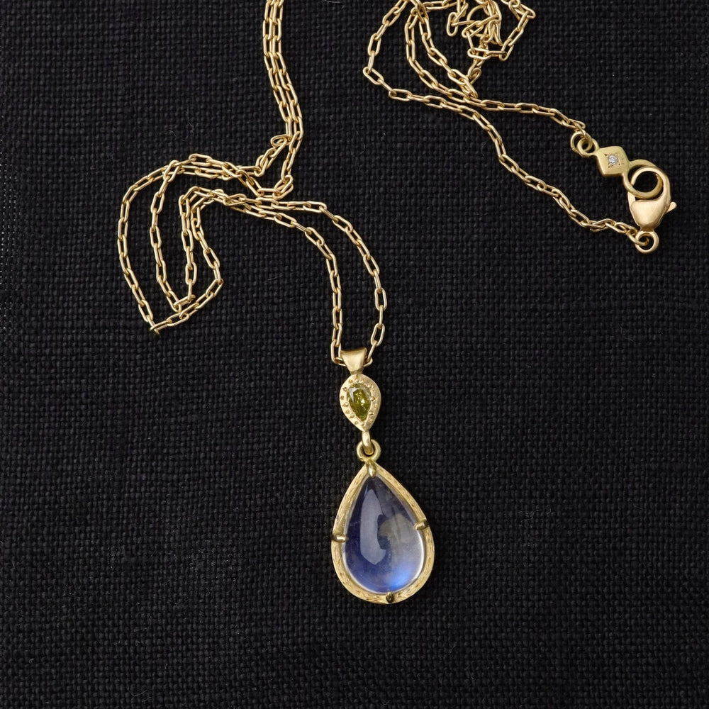 
                      
                        NKL-18K Prong Pear Moonstone Necklace
                      
                    