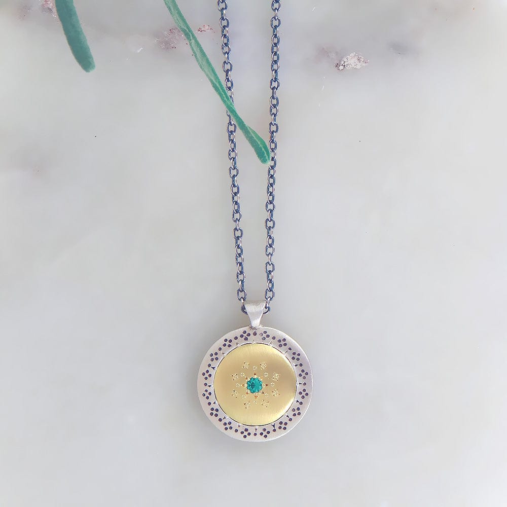 NKL-18K SEEDS OF HARMONY EMERALD PENDANT