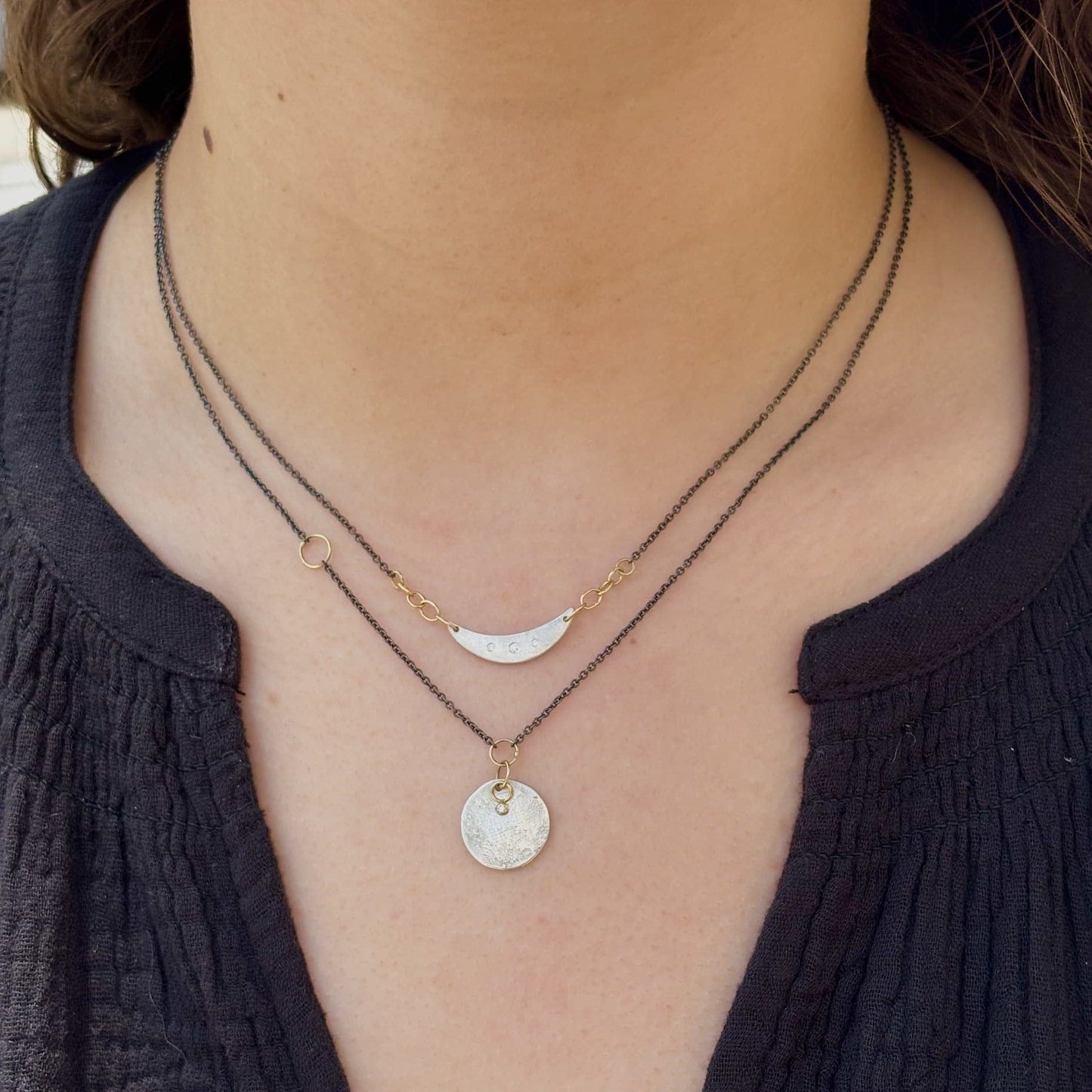 NKL-18K Selene Swing Necklace