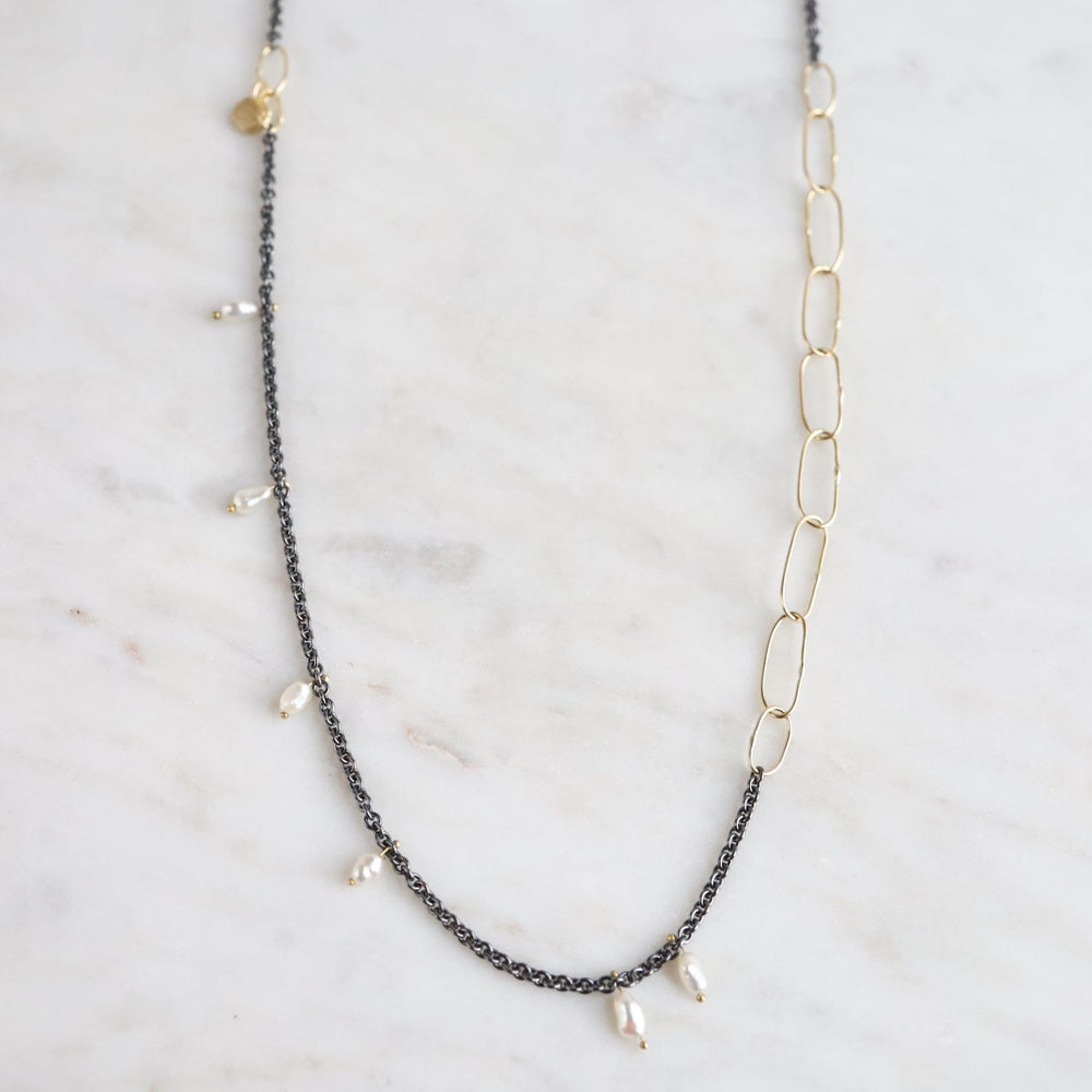 NKL-18K Short Kitchen Sink Necklace