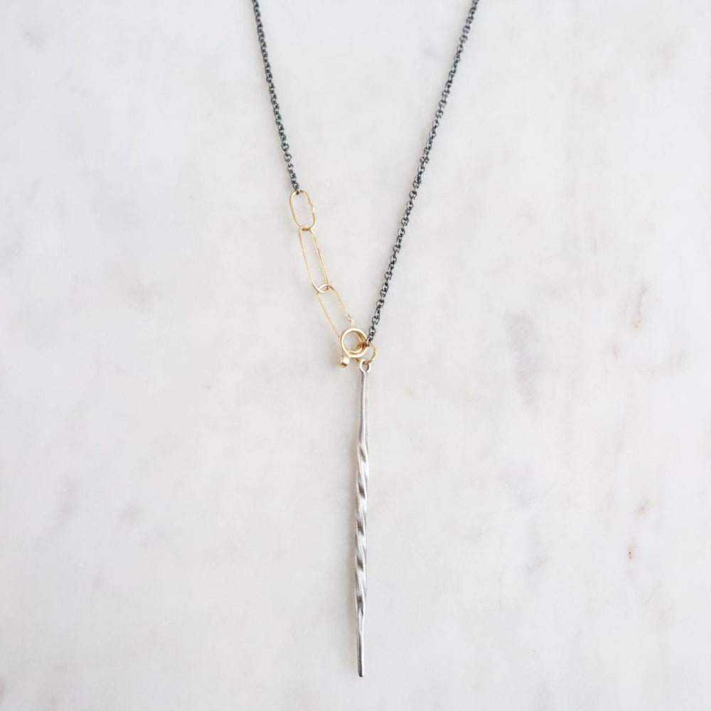 
                  
                    NKL-18K Spire Necklace White Diamond Necklace
                  
                