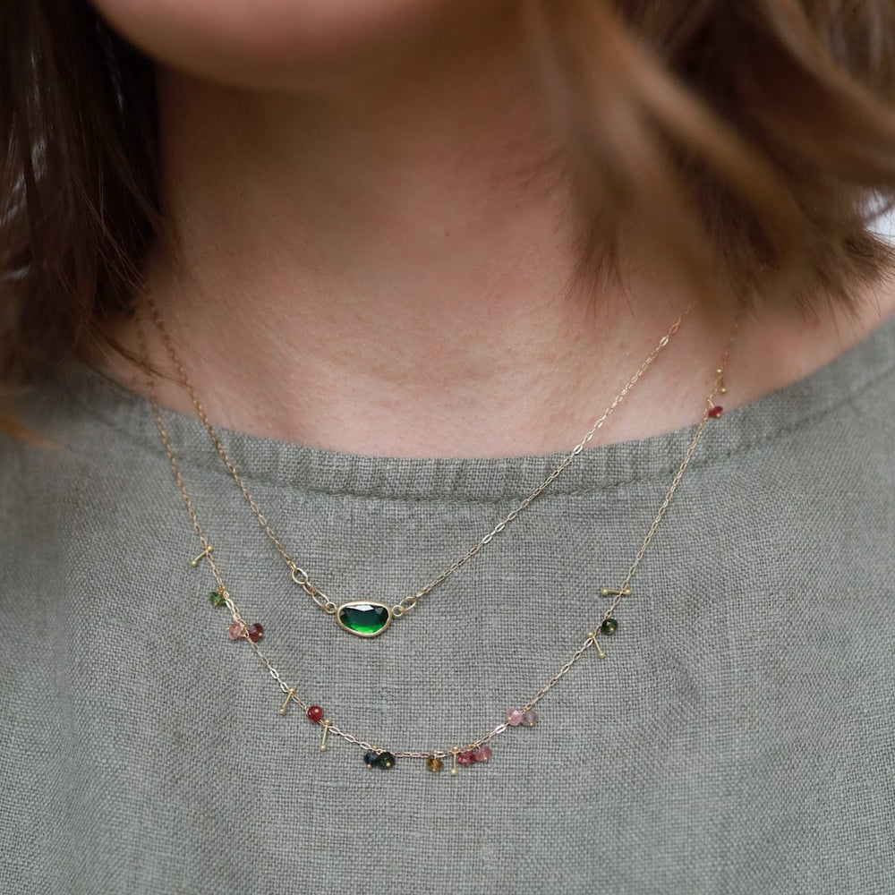 
                  
                    NKL-18K Tourmaline Pinned Necklace
                  
                