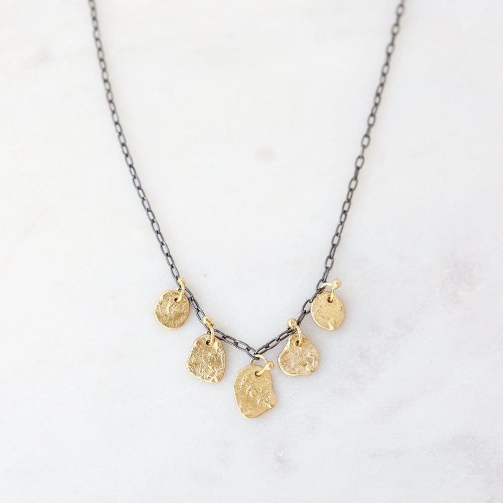 NKL-18K Waterline 5 Drop Necklace