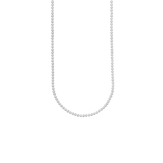 NKL 20" STERLING SILVER BABY BALL CHAIN
