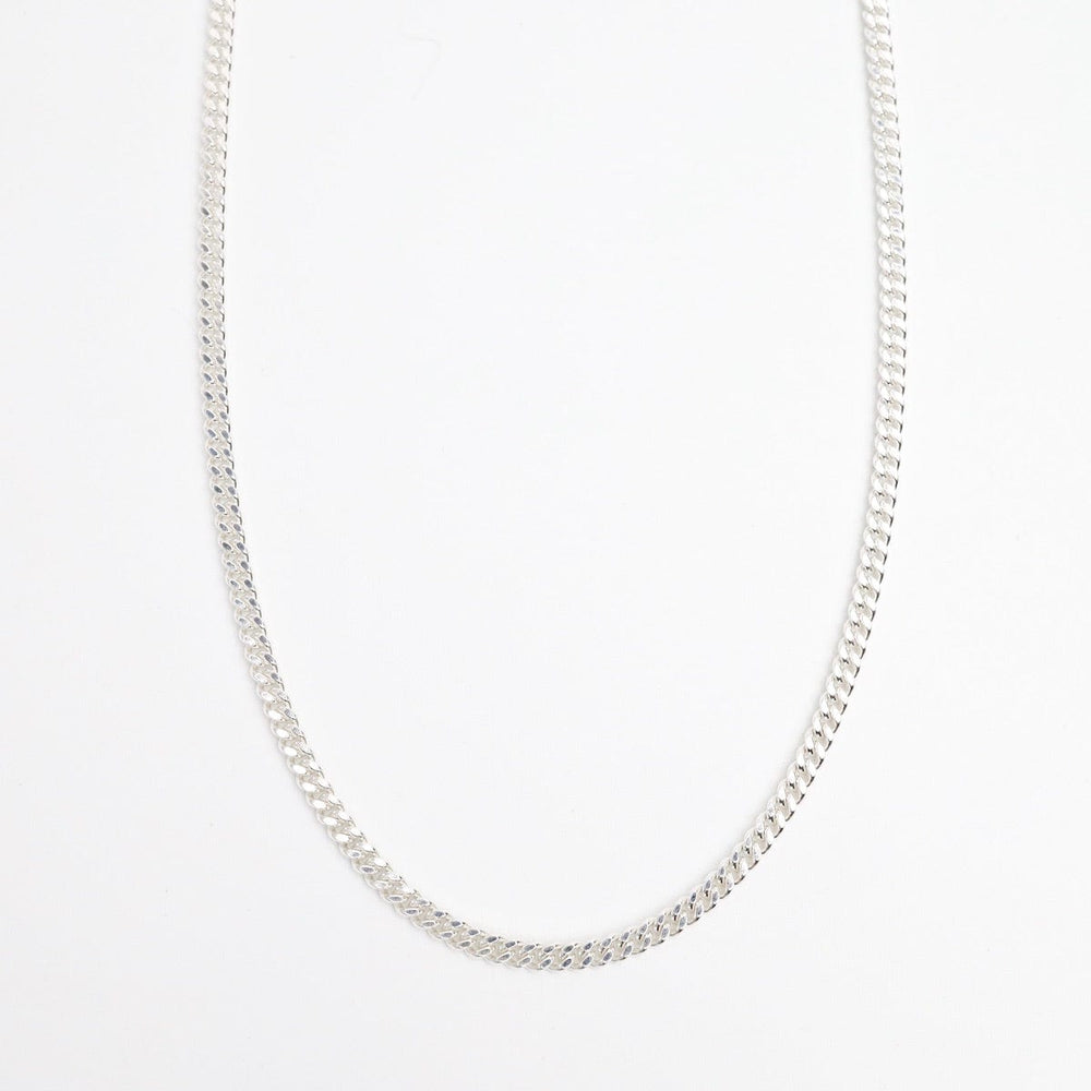 NKL 3mm Cut Curb Chain in Sterling Silver