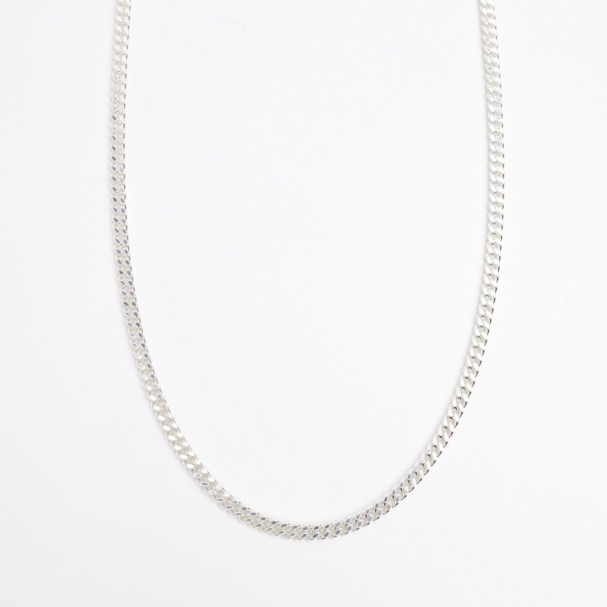NKL 3mm Cut Curb Chain in Sterling Silver