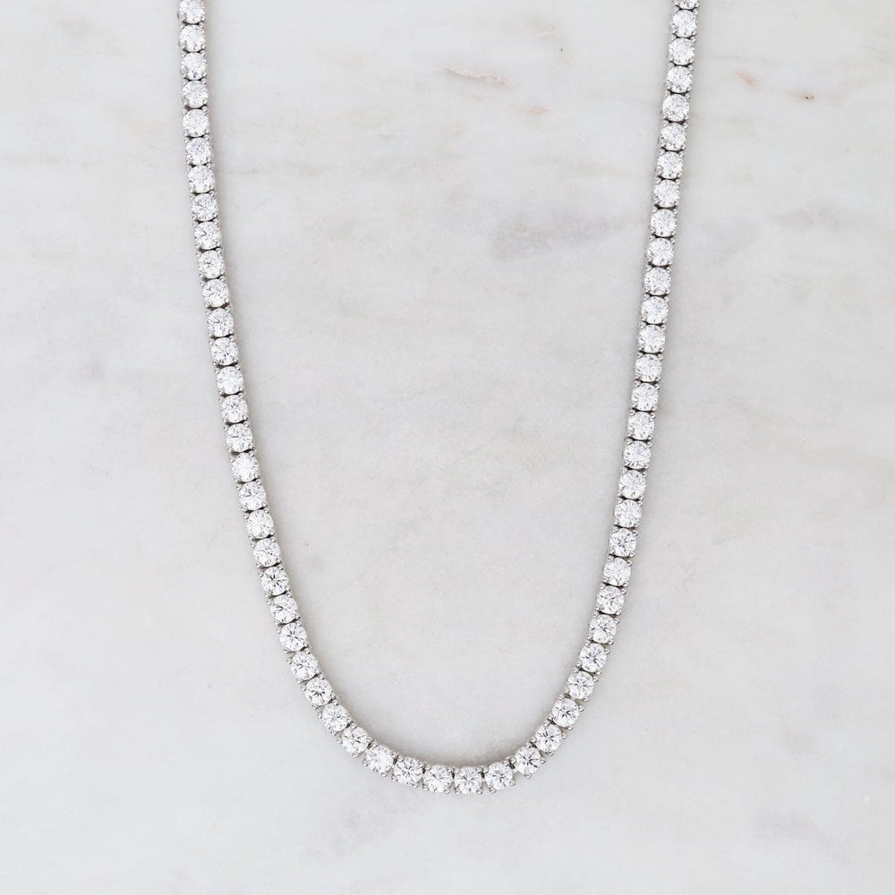 NKL 3mm Moissanite Tennis Necklace