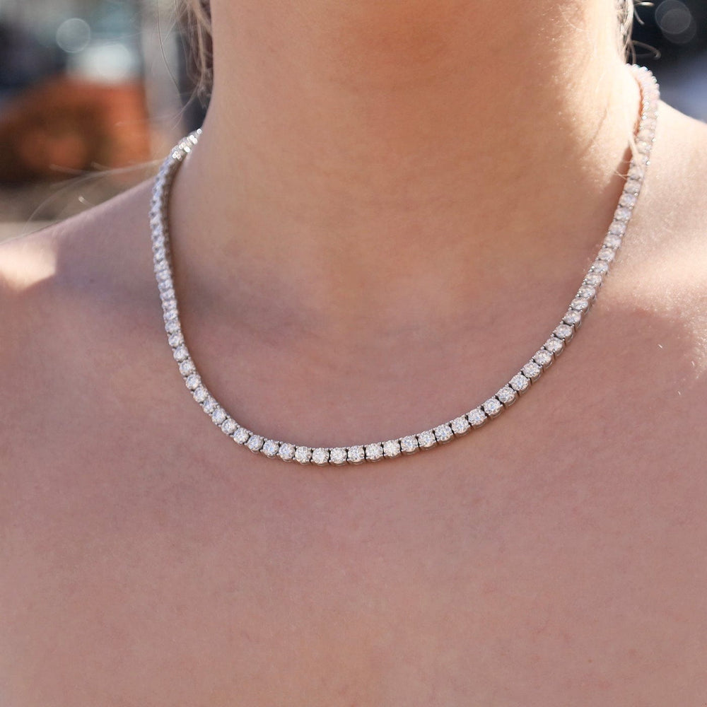 
                  
                    NKL 4mm Moissanite Tennis Necklace
                  
                