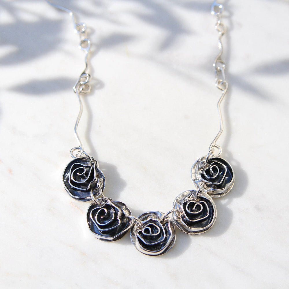 
                      
                        NKL 5 Roses on Signature Chain Necklace
                      
                    