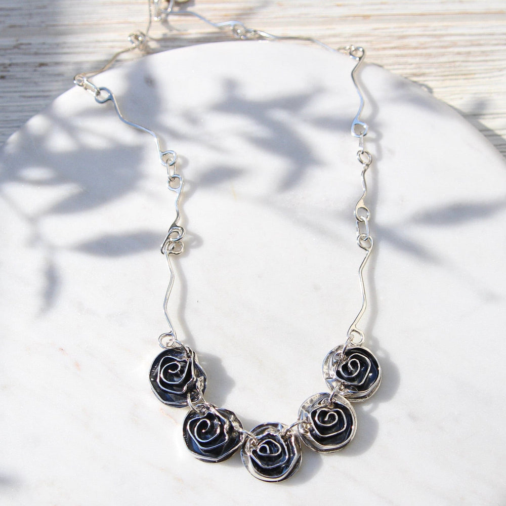 
                      
                        NKL 5 Roses on Signature Chain Necklace
                      
                    