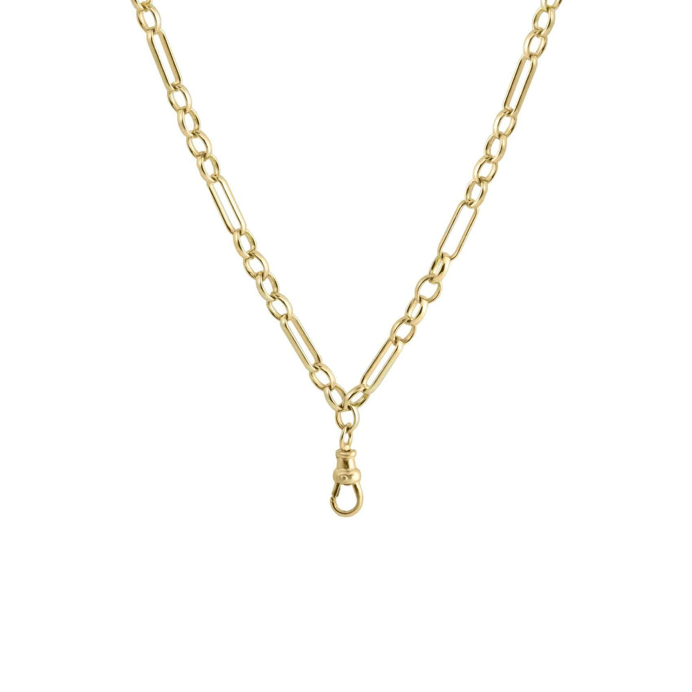 
                      
                        NKL-9K Eiffel Heavy Chain With Charm Clip Swivel Necklace
                      
                    