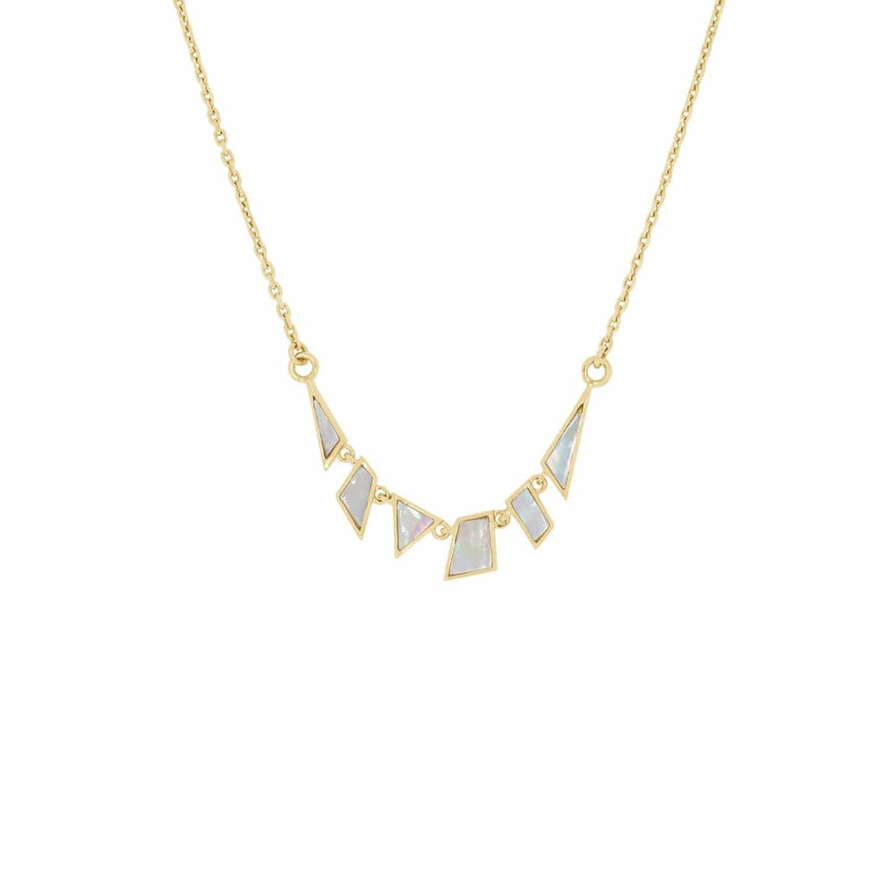 
                  
                    NKL-9K Tesserae Mother Of Pearl Mini Necklace
                  
                