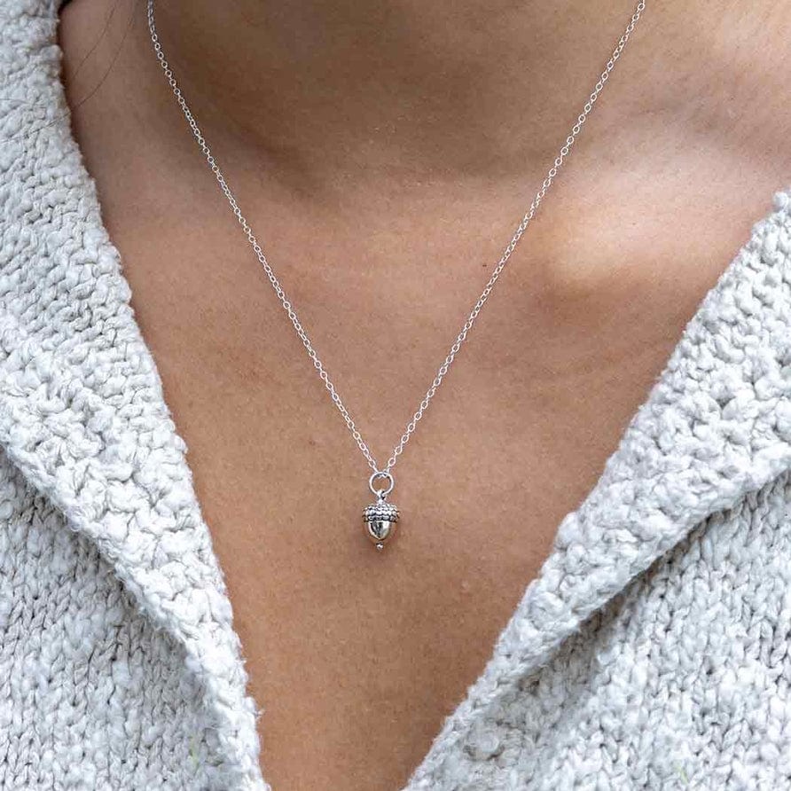 NKL Acorn Pendant Necklace
