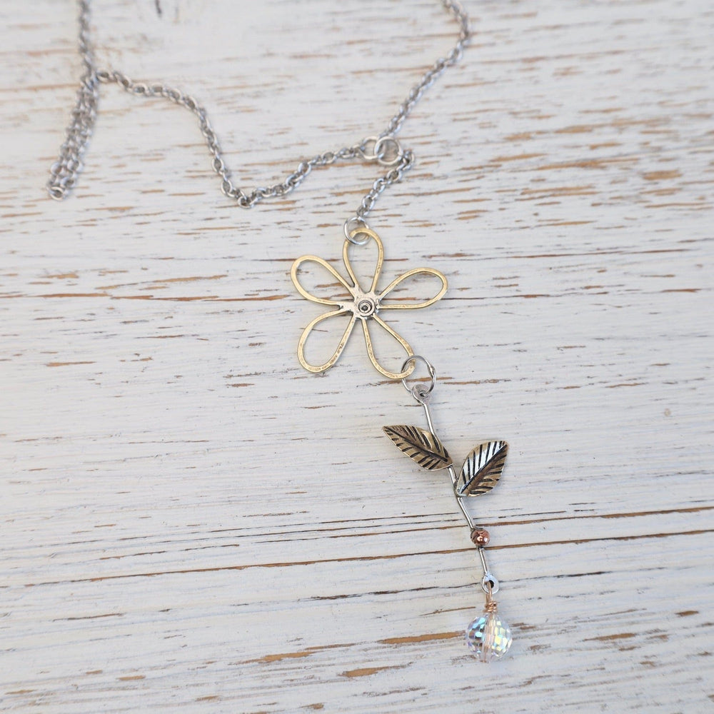 
                  
                    NKL Alice's Garden Mixed Metal Flower Necklace
                  
                