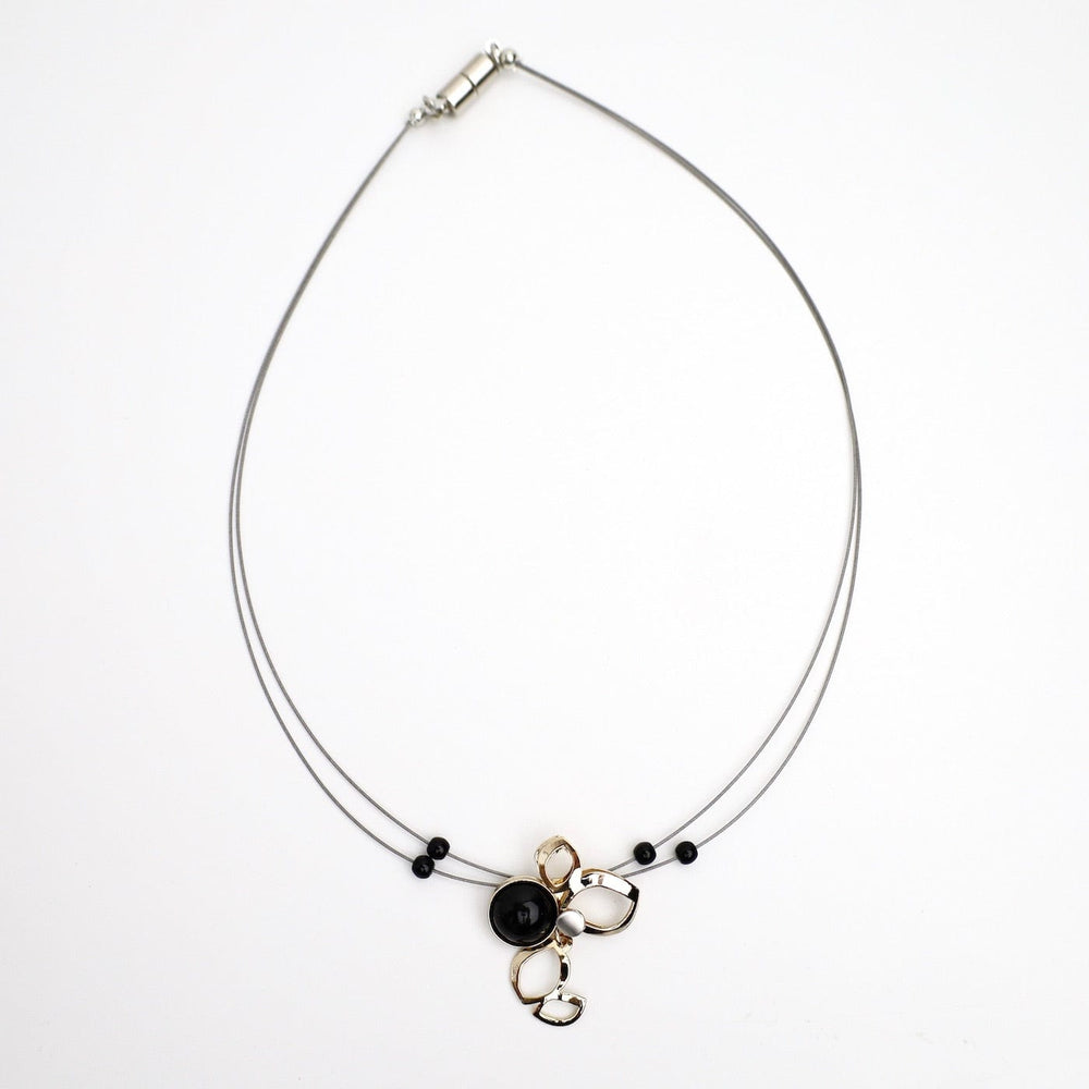 
                      
                        NKL-ALUM Aluminum Necklace with Brass and Black Acrylic
                      
                    