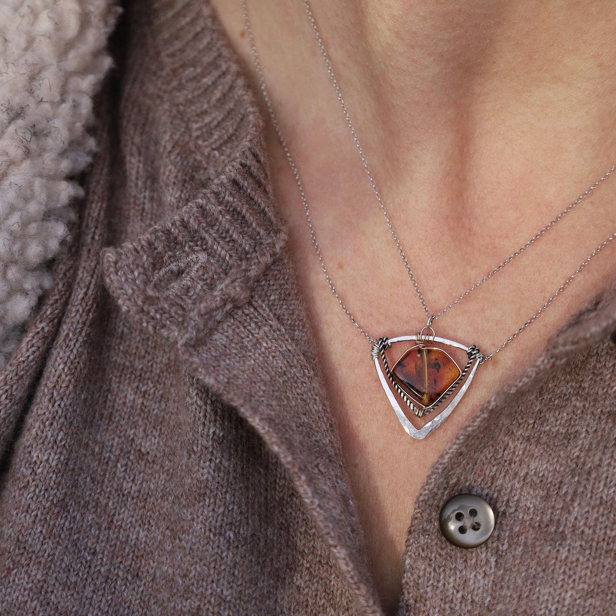 NKL Amber Trajectory Necklace