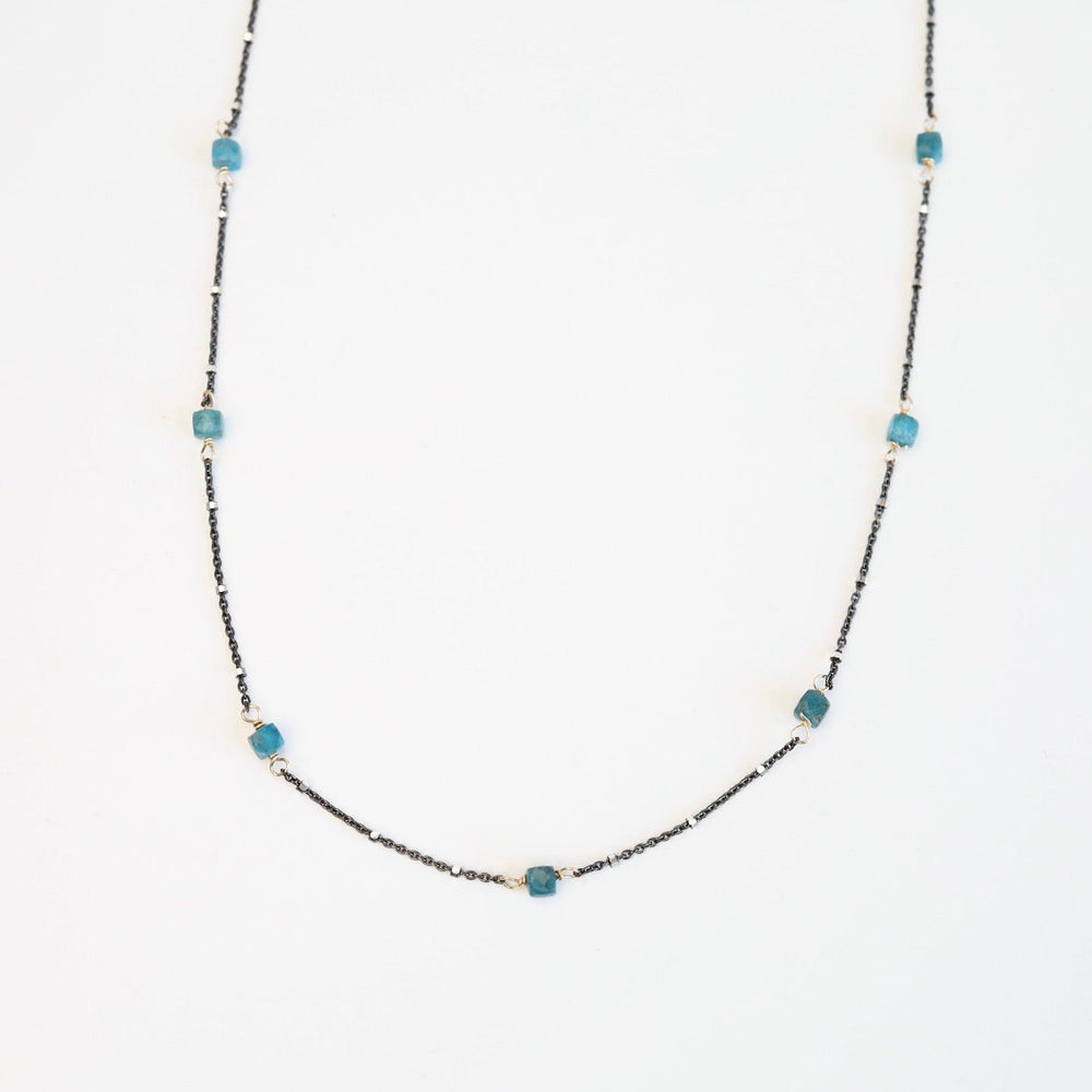 
                      
                        NKL Apatite Cube Station Necklace
                      
                    