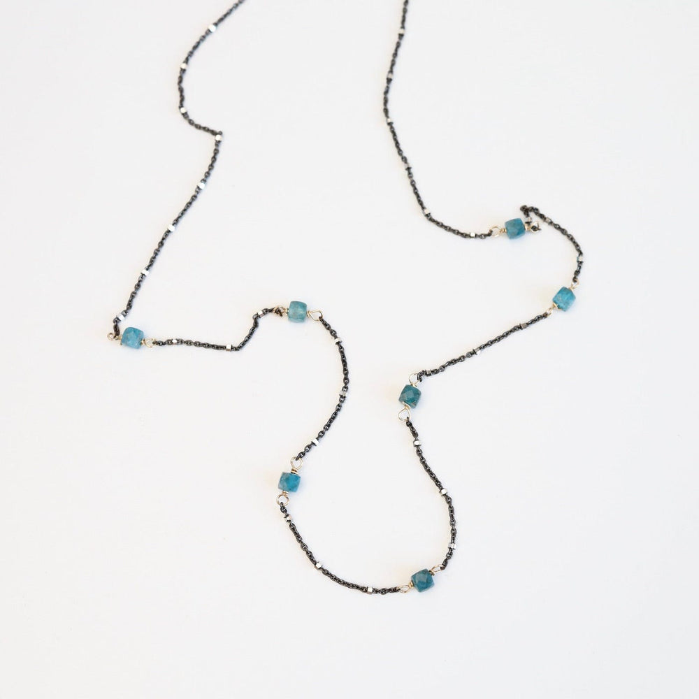 
                      
                        NKL Apatite Cube Station Necklace
                      
                    