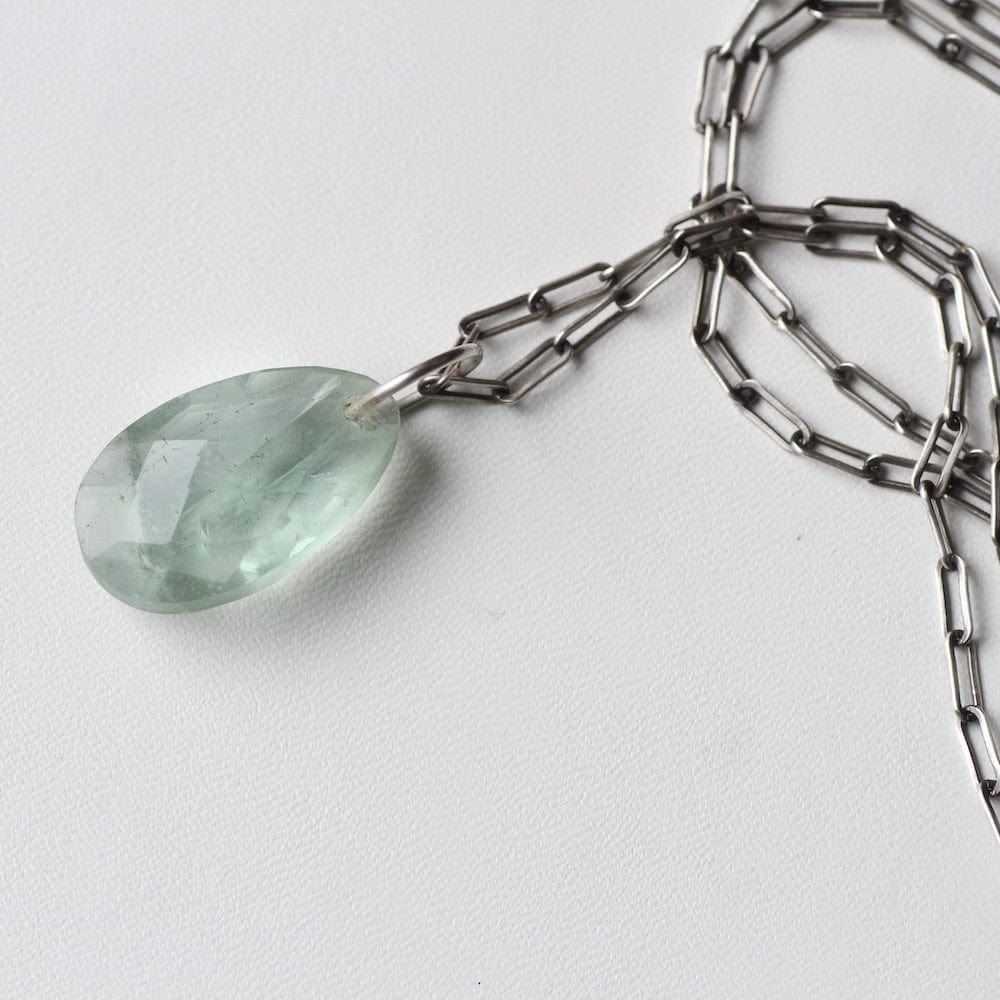 
                      
                        NKL Apatite Teardrop on Oxidized Link Chain
                      
                    