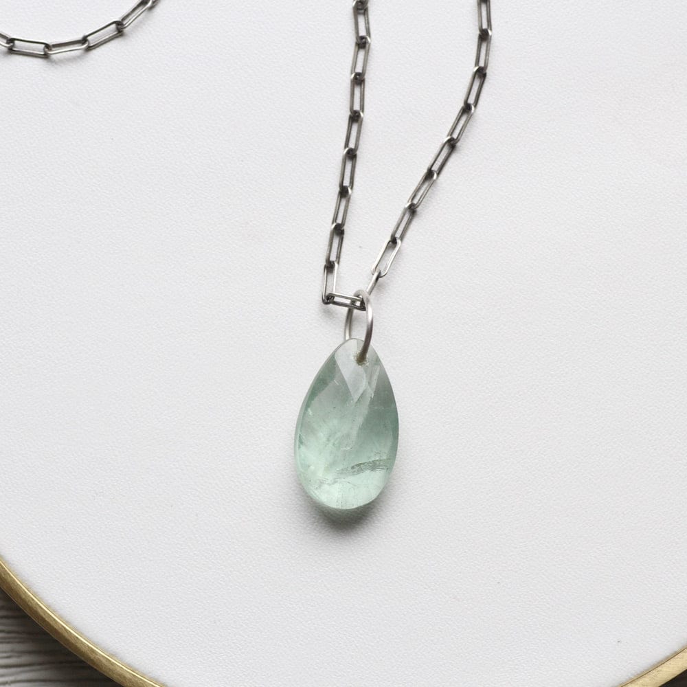 
                      
                        NKL Apatite Teardrop on Oxidized Link Chain
                      
                    