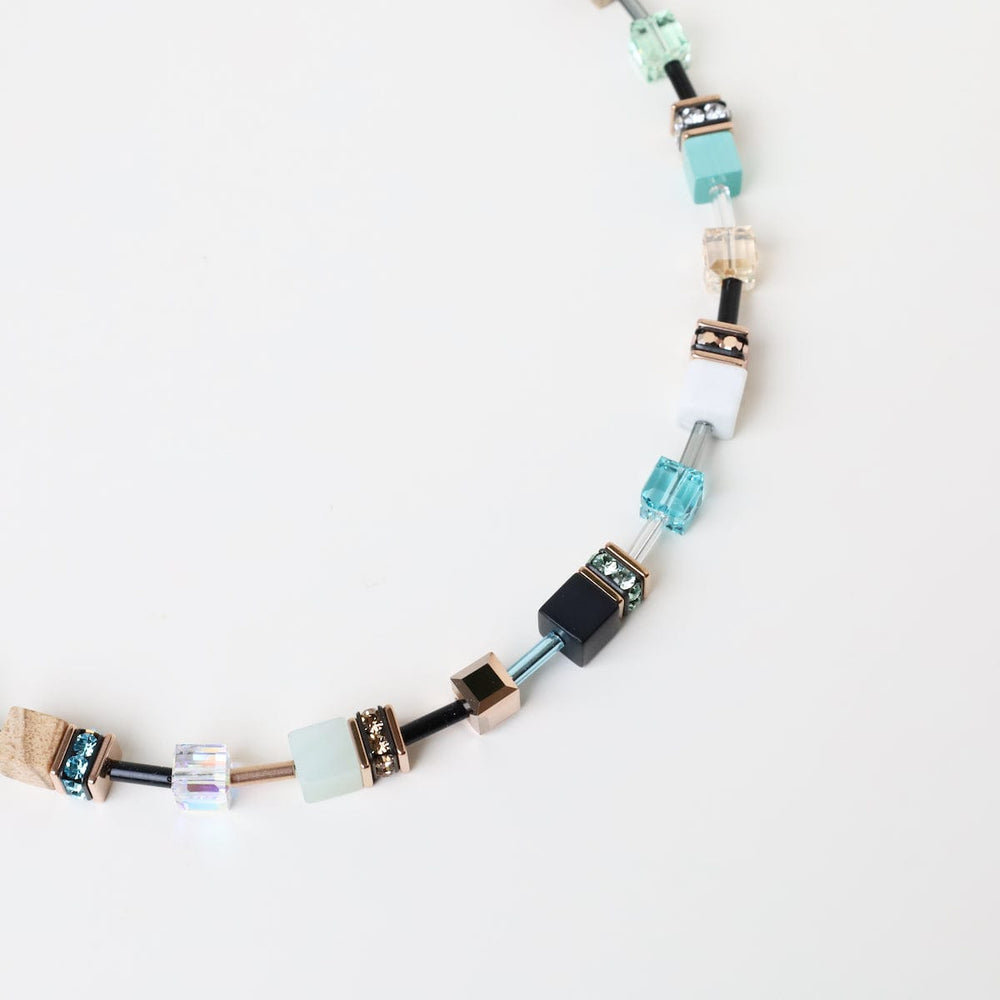 
                  
                    NKL Aqua & Beige Geo Cube Necklace
                  
                