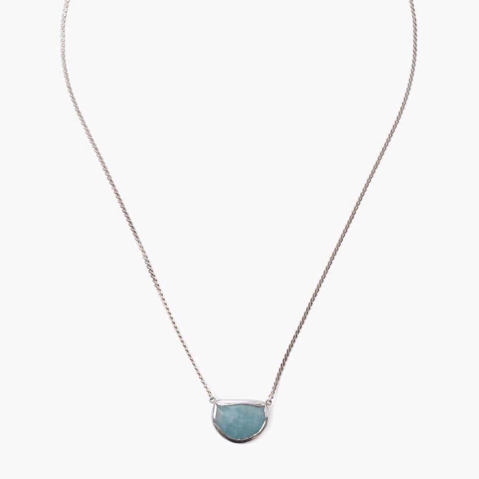 NKL Aquamarine Luna Necklace