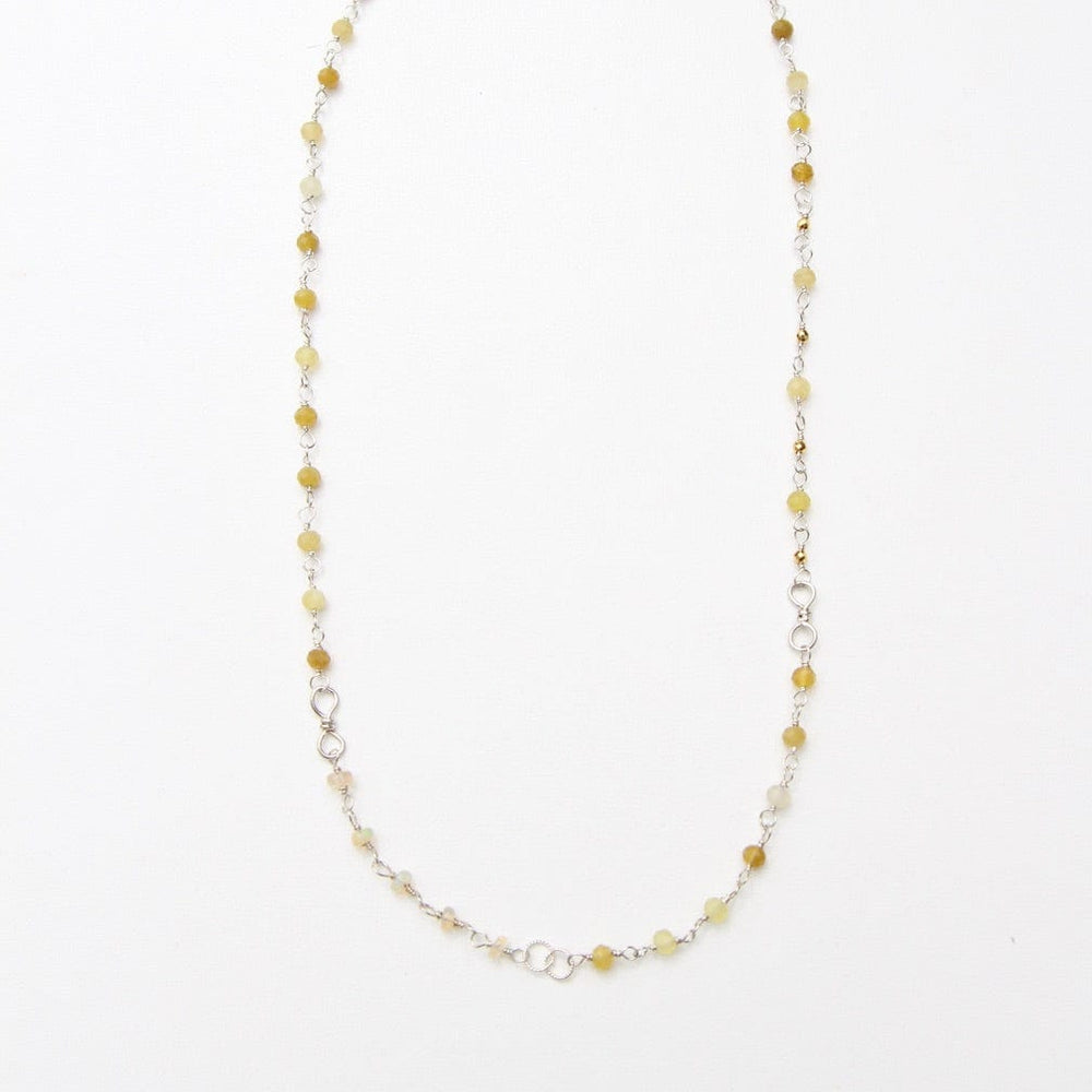 
                      
                        NKL Asymmetrical Mixed Opals Necklace
                      
                    