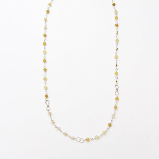 NKL Asymmetrical Mixed Opals Necklace