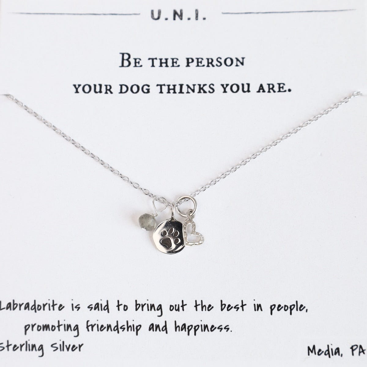 NKL Be the Person Your Dog Thinks You Are Necklace