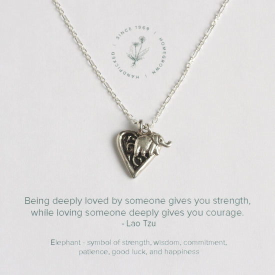 NKL Being Loved Deeply Necklace - Lao Tzu