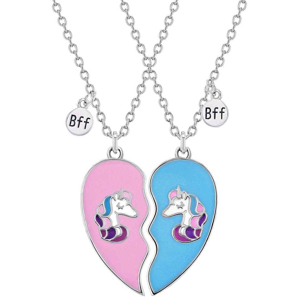 NKL Best Friends Heart Unicorn Kids Necklace