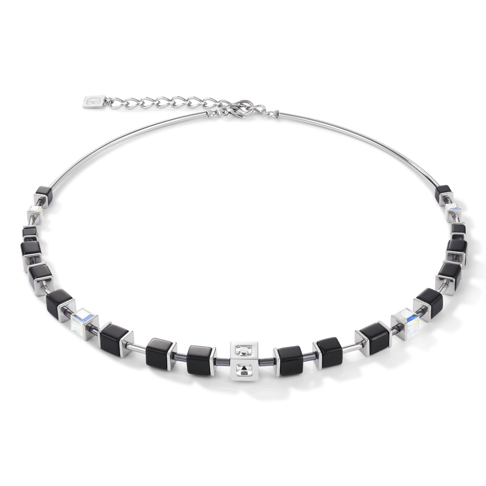 
                      
                        NKL Black & Crystal Geo Cube Necklace
                      
                    