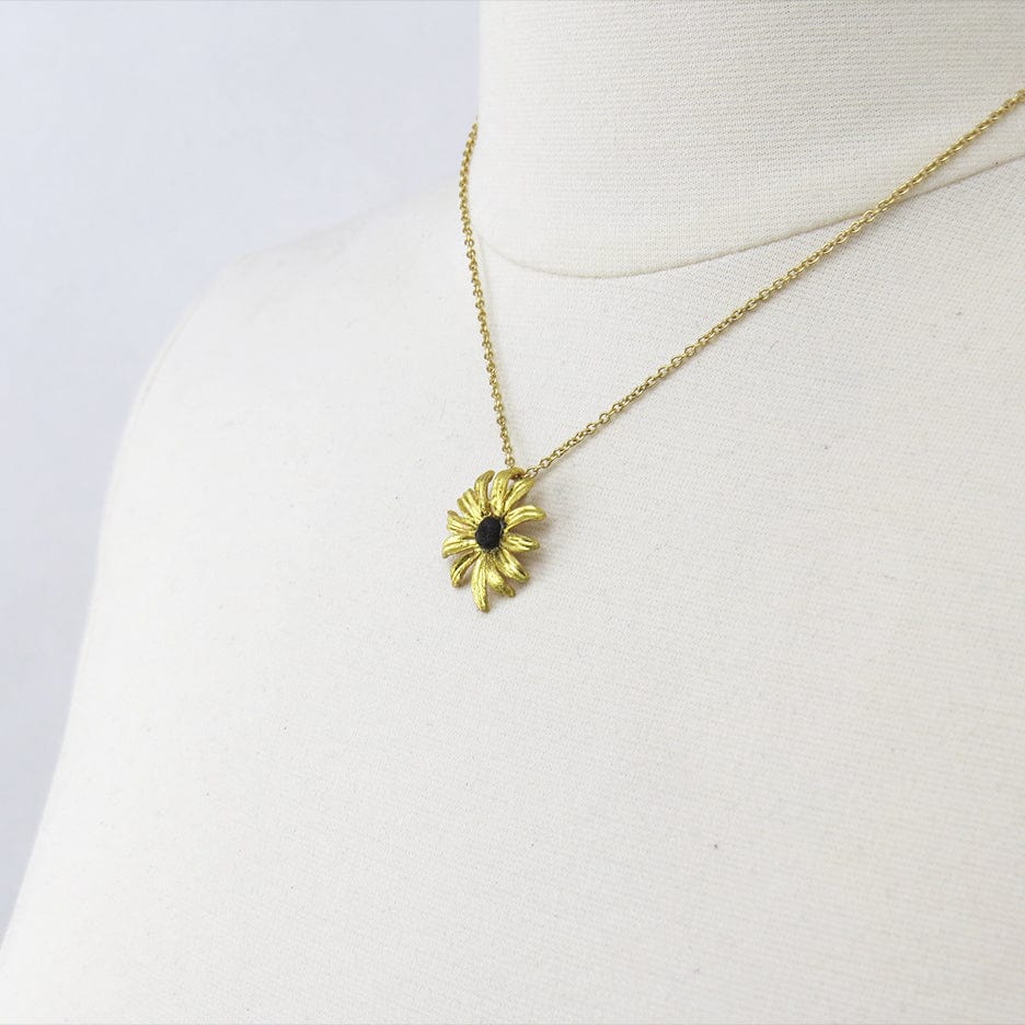 
                      
                        NKL Black Eyed Susan Dainty Pendant Necklace
                      
                    