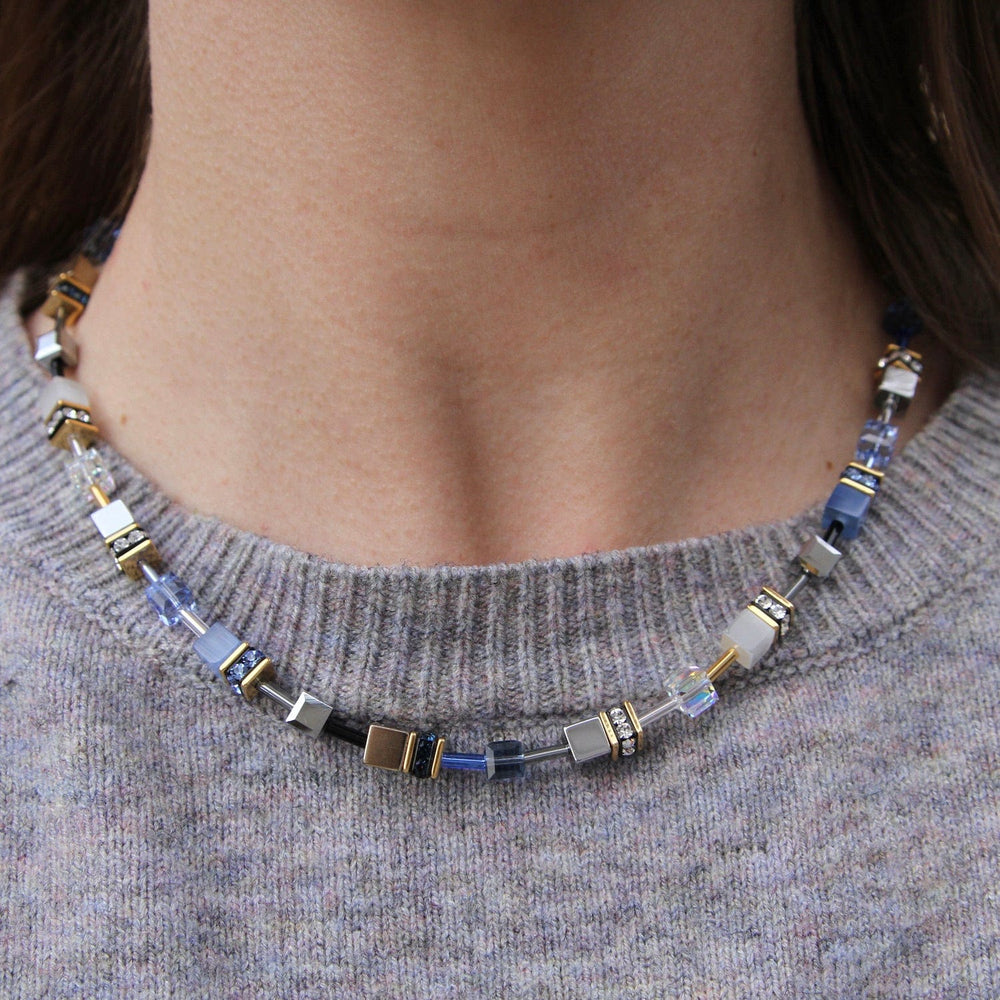 
                      
                        NKL Blue Mix Geo Cube Necklace
                      
                    