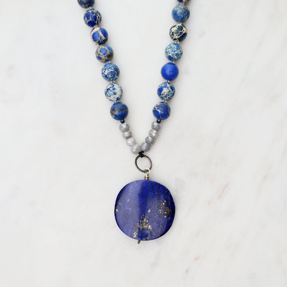 
                      
                        NKL Blue Mix Necklace
                      
                    