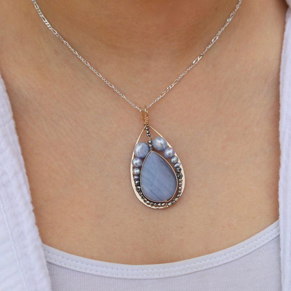 NKL Blue Rising Tide Necklace