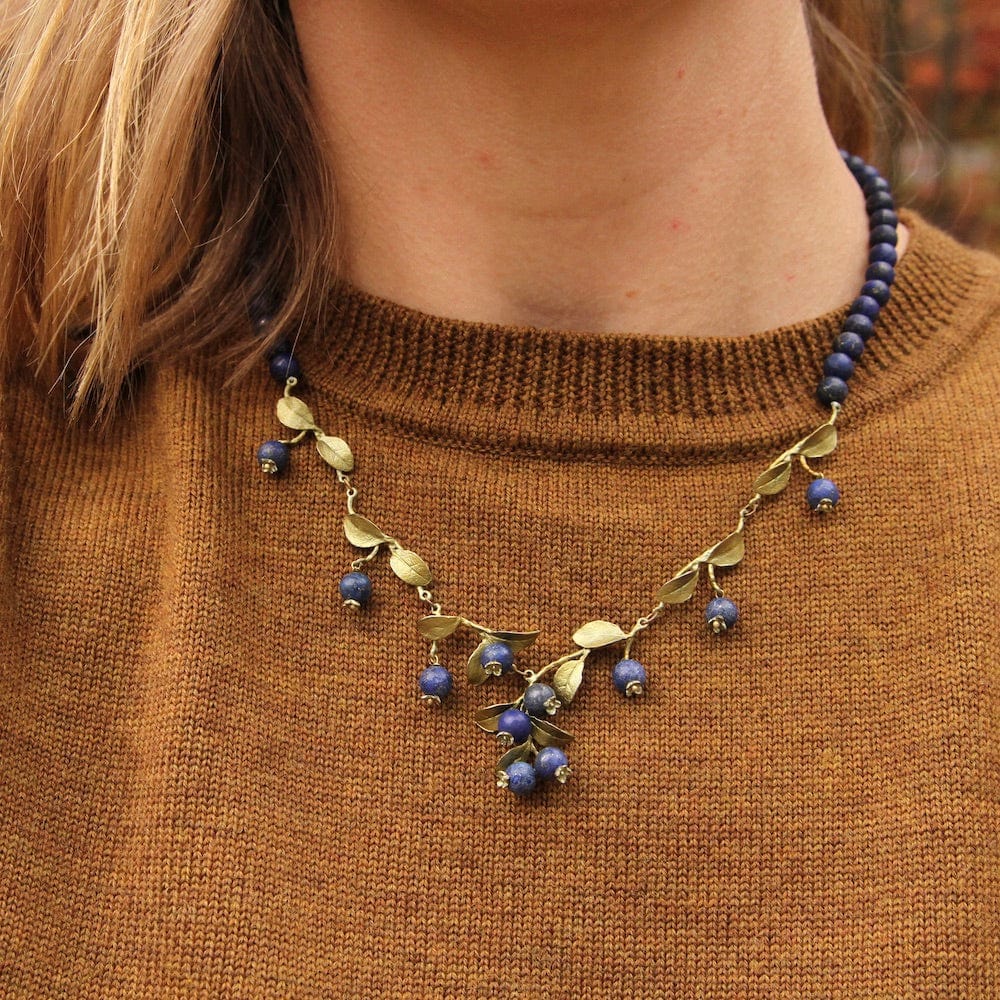 NKL Blueberry Beaded Necklace