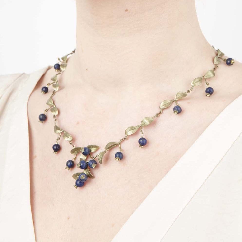 NKL Blueberry Cluster Necklace