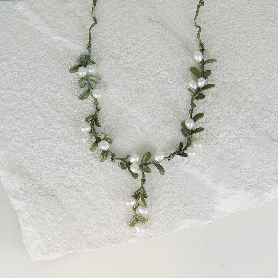 Load image into Gallery viewer, NKL BOXWOOD PEARL NECKLACE
