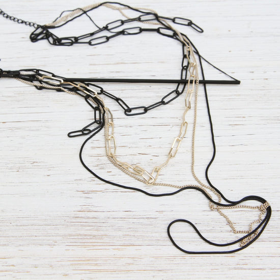 Load image into Gallery viewer, NKL-BRASS Ad Lib Layered Necklace
