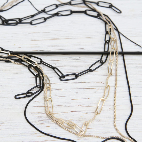 Load image into Gallery viewer, NKL-BRASS Ad Lib Layered Necklace
