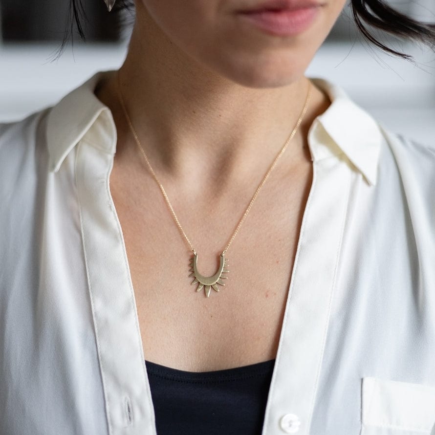 NKL-BRASS Luz Necklace Brass