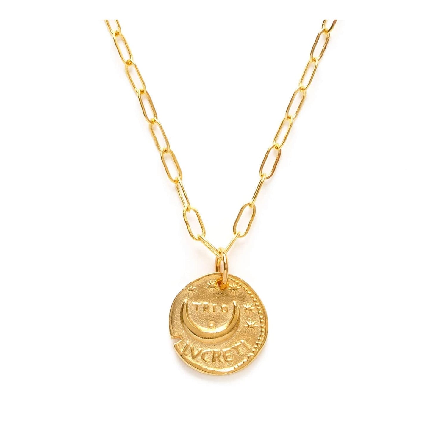 NKL-BRASS Roman Coin Necklace