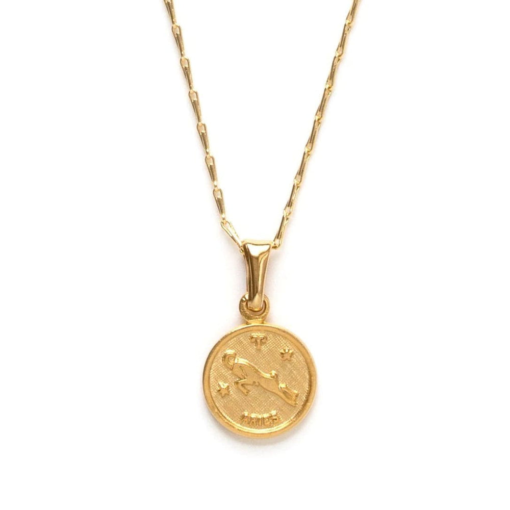 NKL-BRASS Tiny Zodiac Medallion