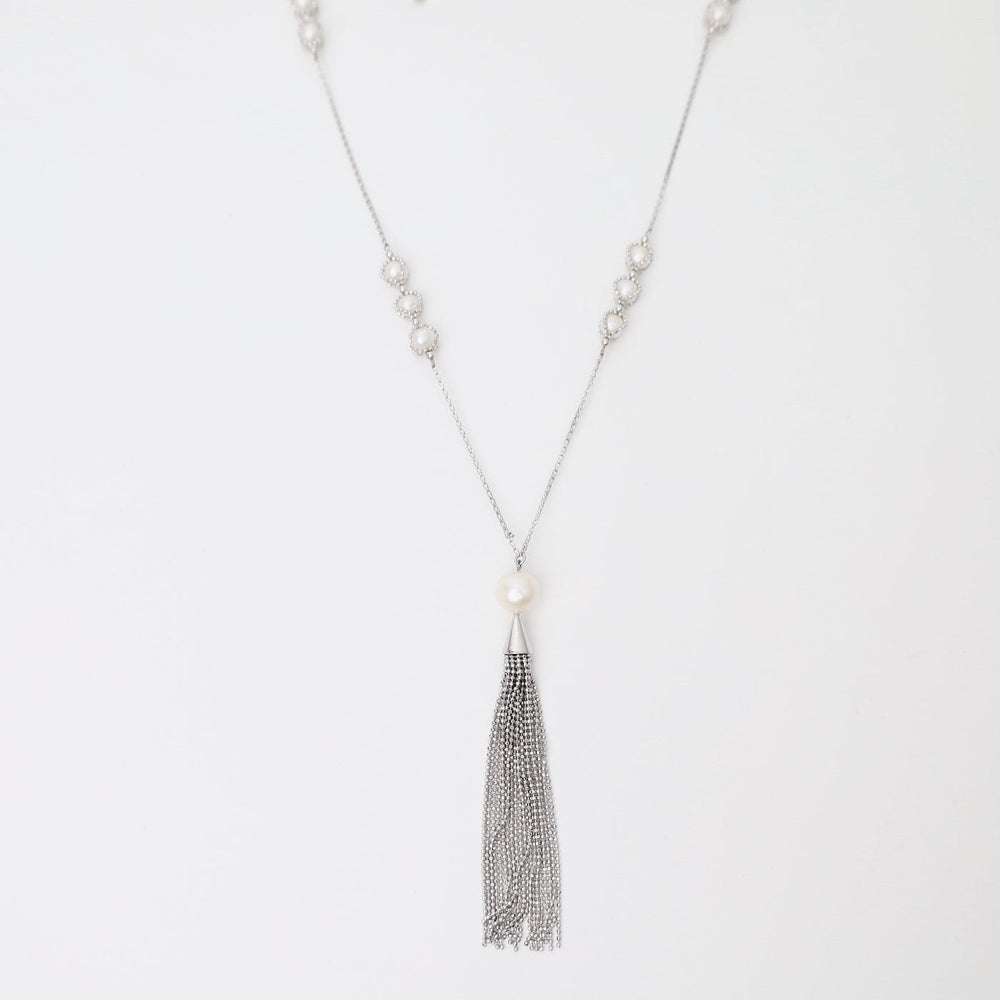 
                  
                    NKL Captured Pearl Stations with Tassel Necklace
                  
                