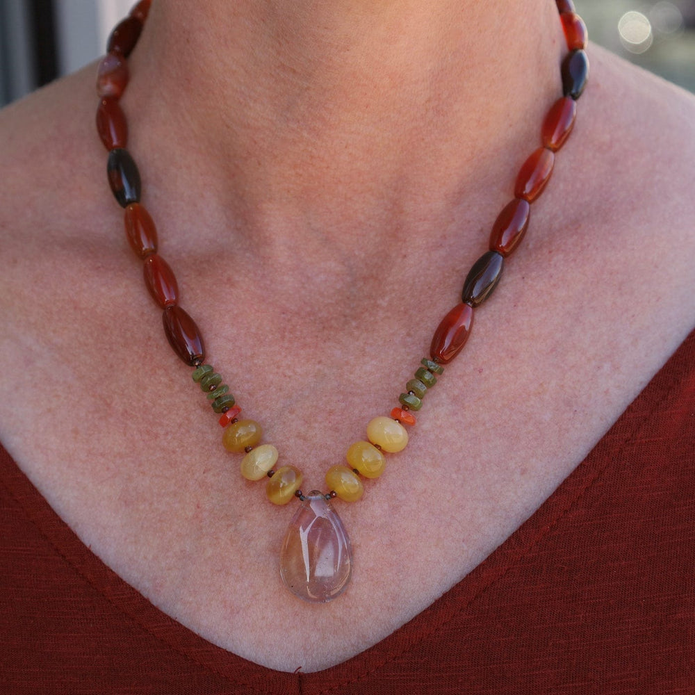 
                  
                    NKL Carnelian Mix Necklace
                  
                