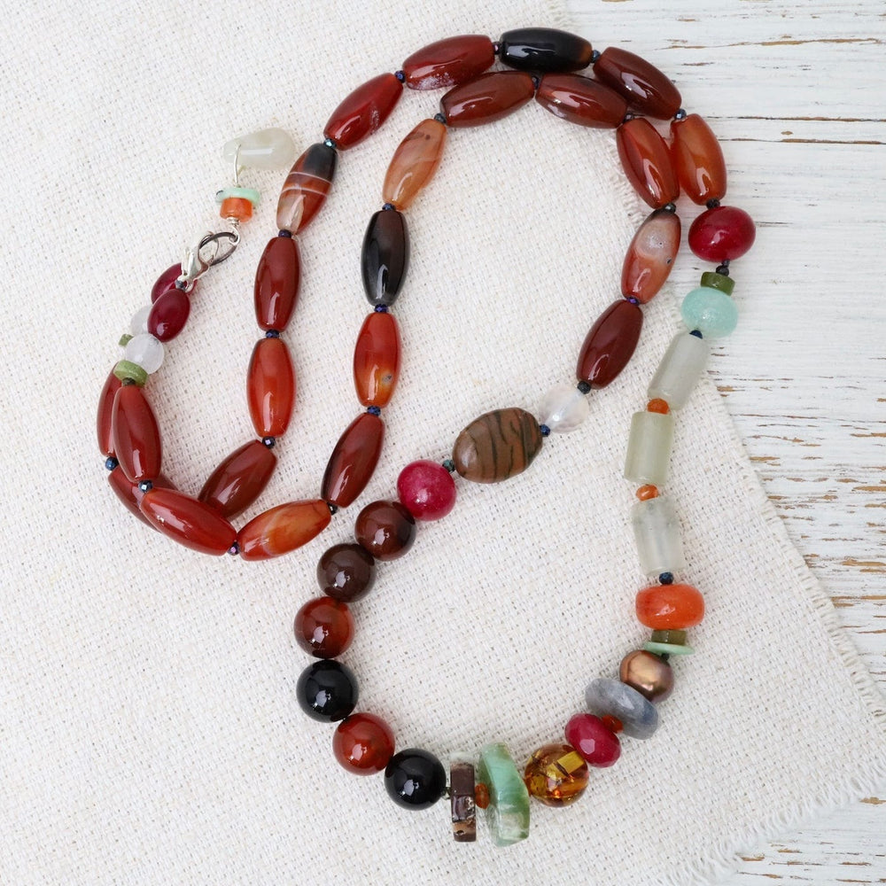 
                  
                    NKL Carnelian Mix Necklace
                  
                