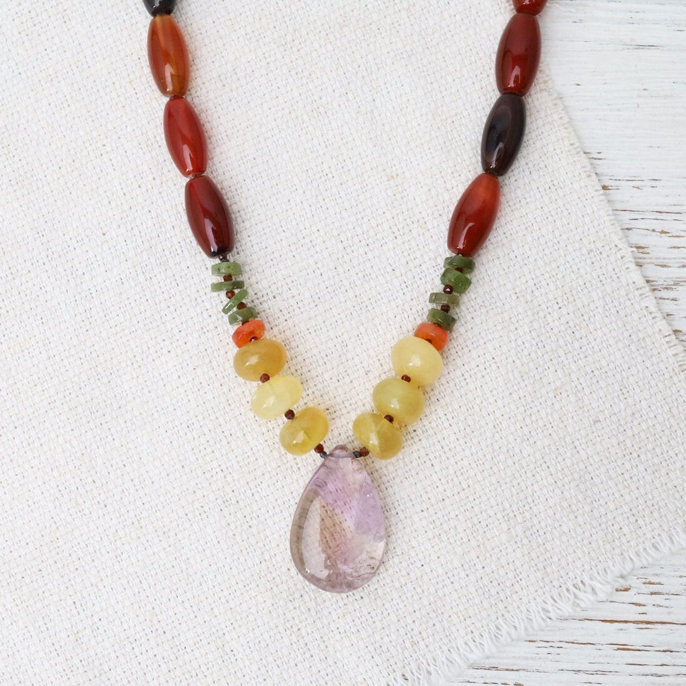 
                  
                    NKL Carnelian Mix Necklace
                  
                