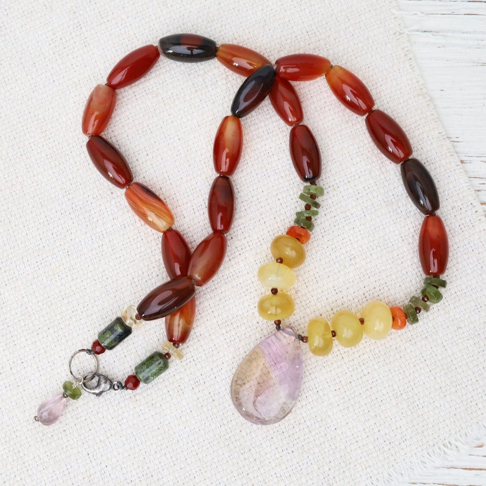 
                  
                    NKL Carnelian Mix Necklace
                  
                