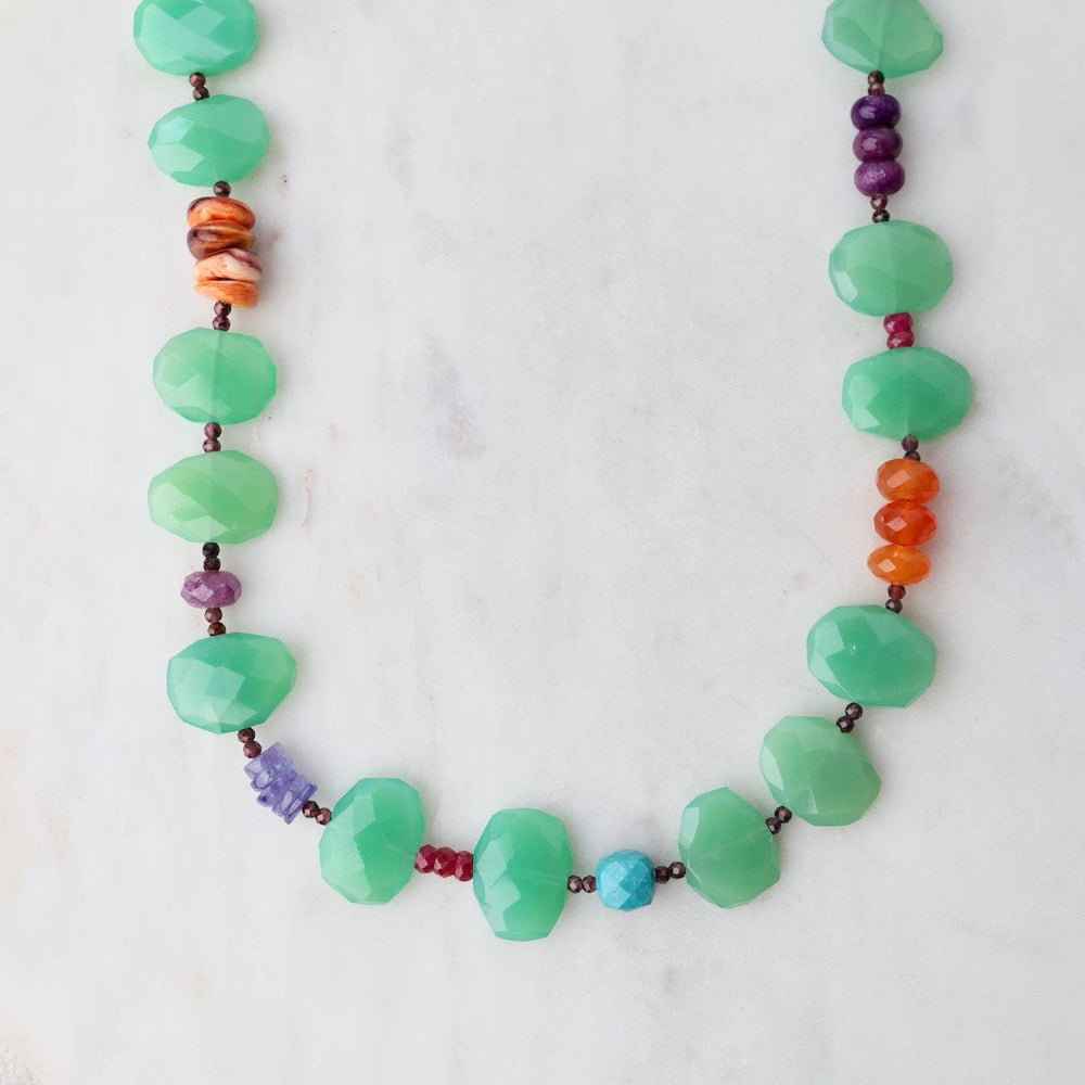 
                      
                        NKL Chrysoprase Oval Necklace
                      
                    